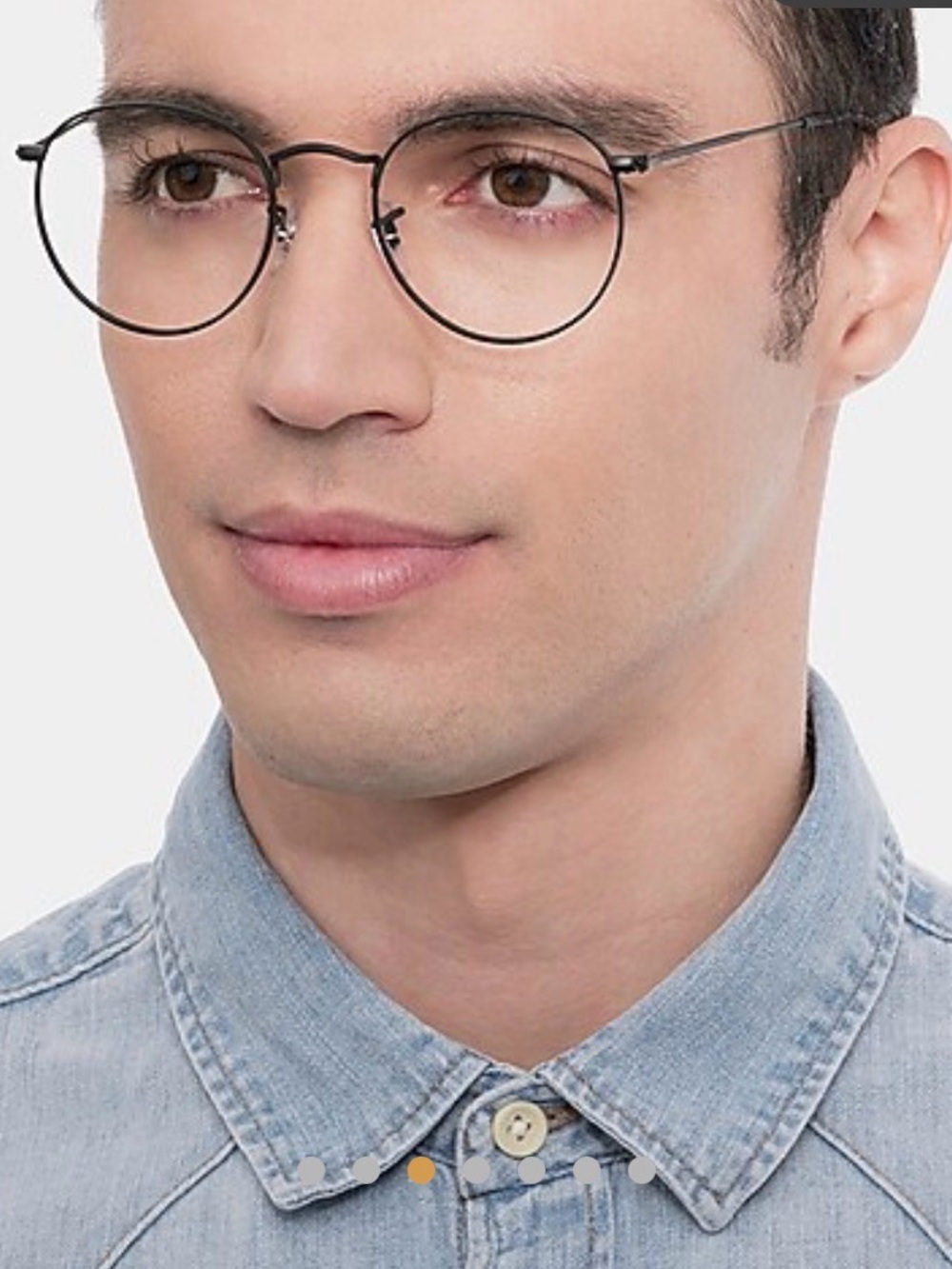 Ray Ban RX3557v Black Round Metal Reading +2.00 Glasses - Unisex. - Picture 11 of 16